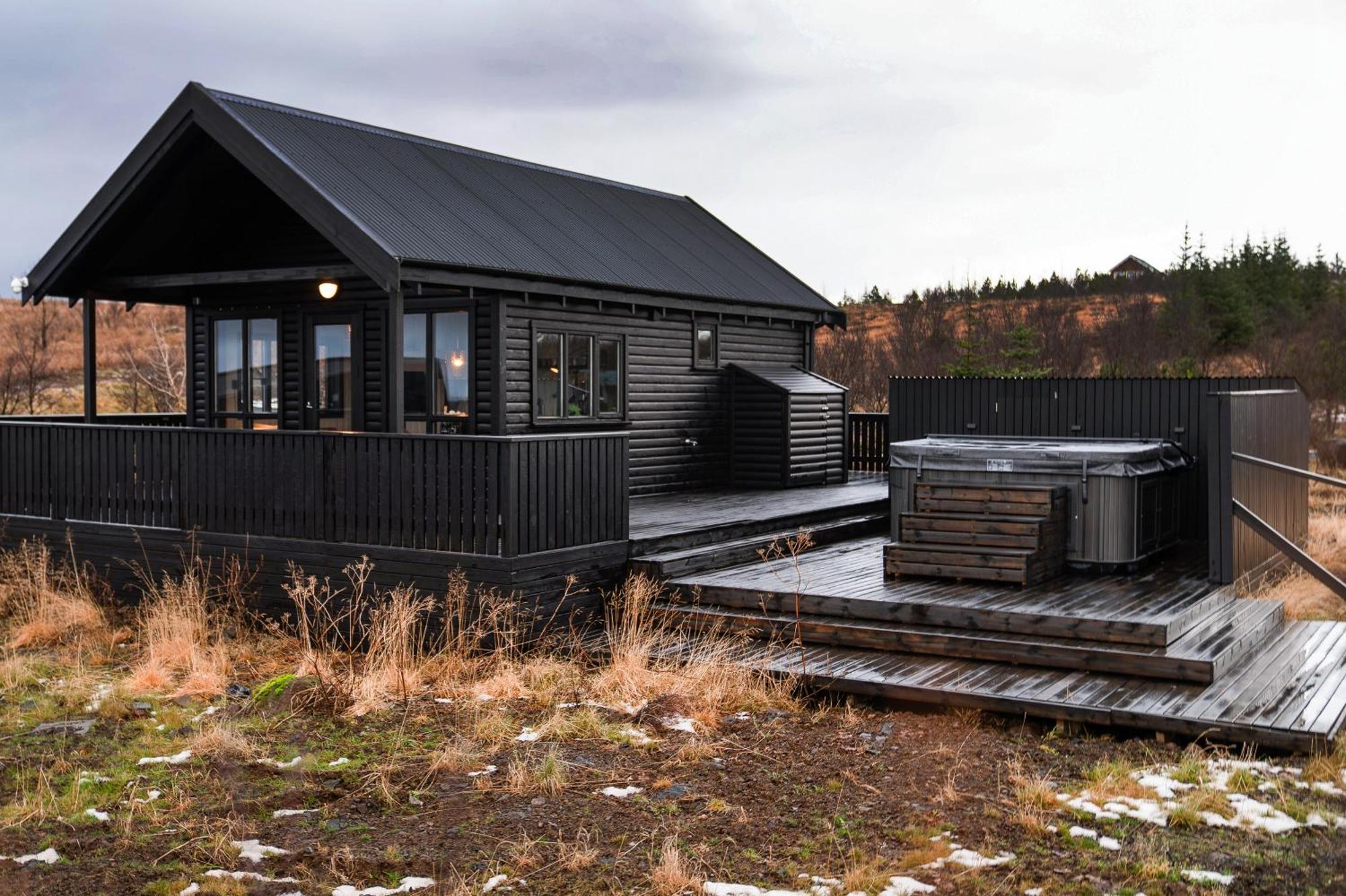 Cozy Cabin Near Golden Circle With Panoramic Views Мосфелсбайр Екстериор снимка